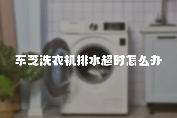 東芝洗衣機(jī)排水超時(shí)怎么辦