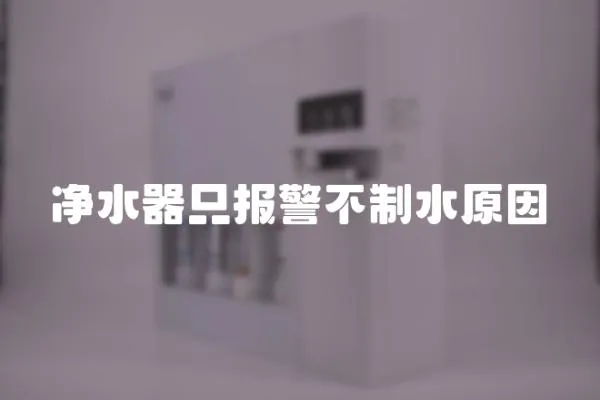 凈水器只報(bào)警不制水原因