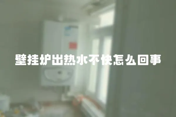 壁掛爐出熱水不快怎么回事