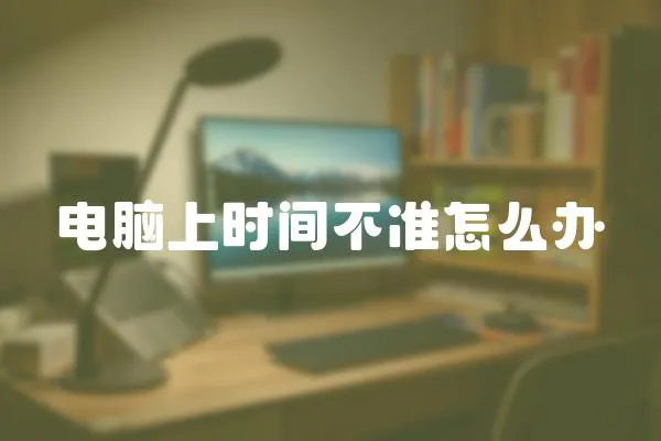 電腦上時間不準怎么辦