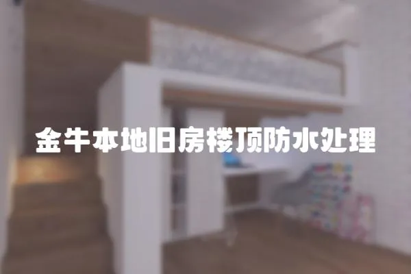 金牛本地舊房樓頂防水處理