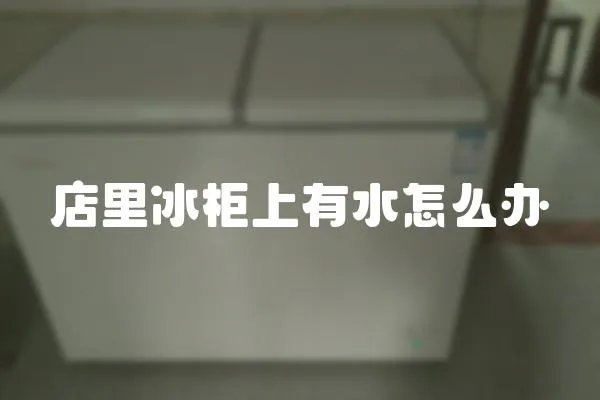 店里冰柜上有水怎么辦