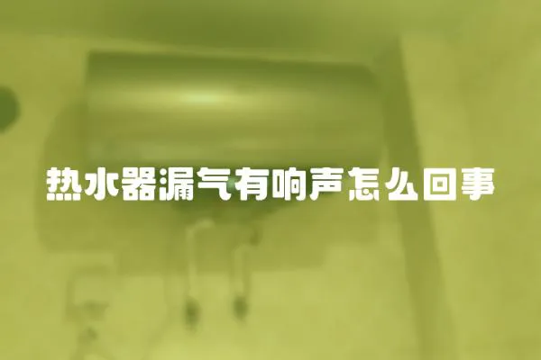 熱水器漏氣有響聲怎么回事