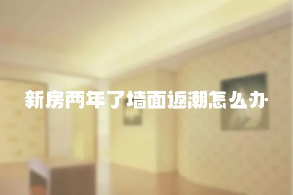 新房兩年了墻面返潮怎么辦
