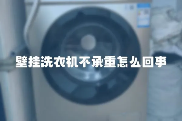 壁掛洗衣機不承重怎么回事