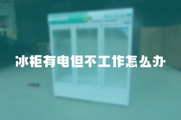 冰柜有電但不工作怎么辦