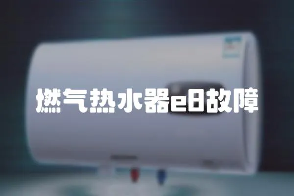 燃氣熱水器e8故障