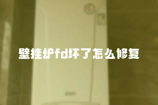 壁掛爐fd壞了怎么修復(fù)
