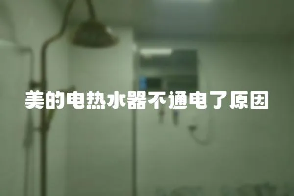 美的電熱水器不通電了原因