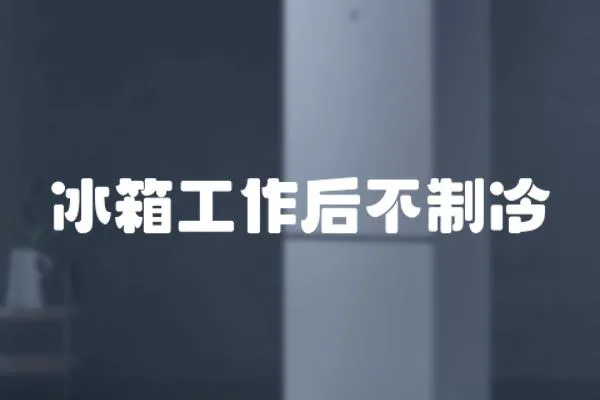 冰箱工作后不制冷