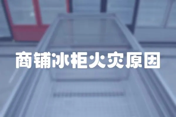 商鋪冰柜火災(zāi)原因
