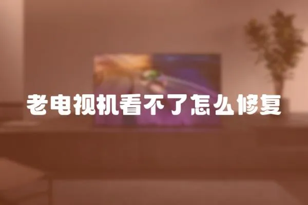 老電視機(jī)看不了怎么修復(fù)