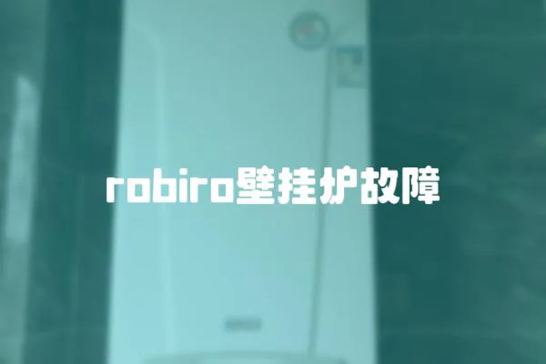 robiro壁掛爐故障
