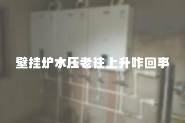 壁掛爐水壓老往上升咋回事
