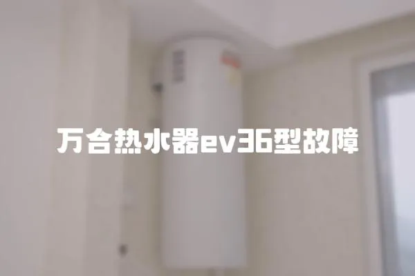 萬合熱水器ev36型故障
