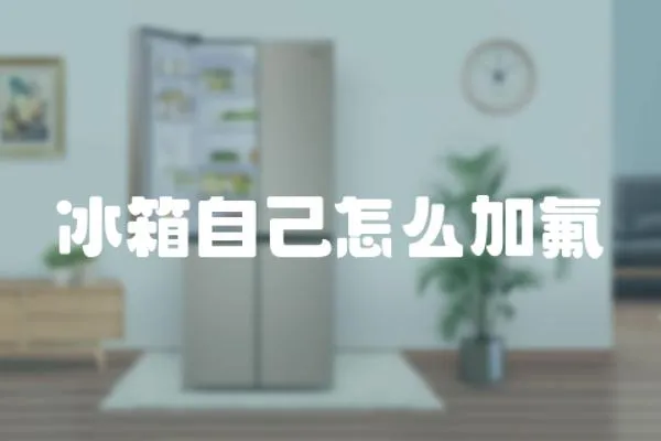冰箱自己怎么加氟