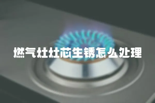 燃氣灶灶芯生銹怎么處理