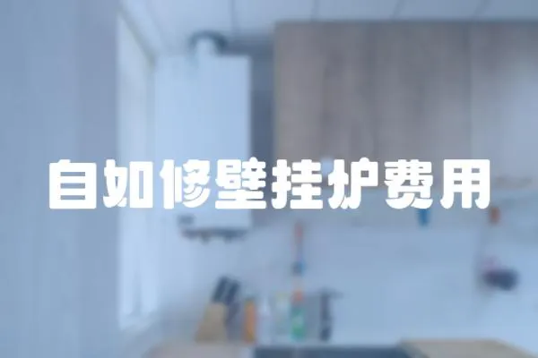 自如修壁掛爐費用