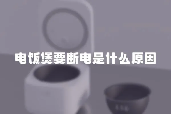 電飯煲要斷電是什么原因