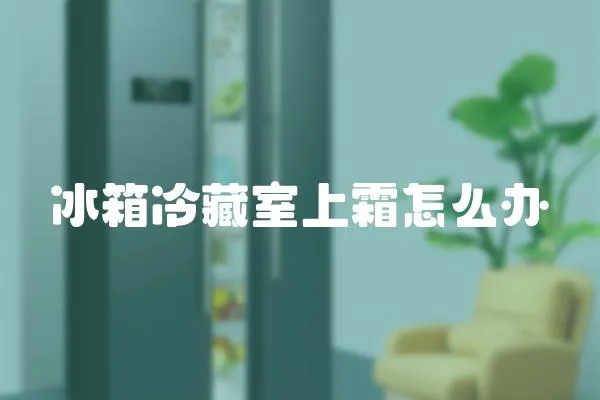 冰箱冷藏室上霜怎么辦