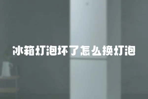 冰箱燈泡壞了怎么換燈泡
