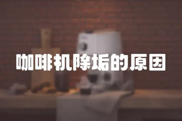 咖啡機(jī)除垢的原因