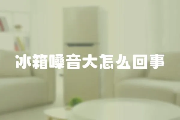 冰箱嗓音大怎么回事