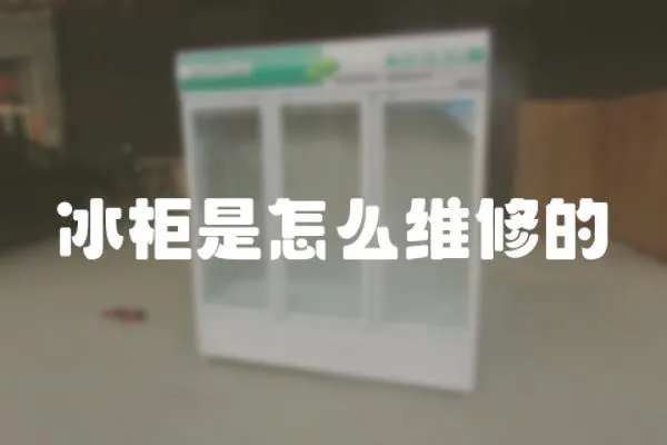 冰柜是怎么維修的