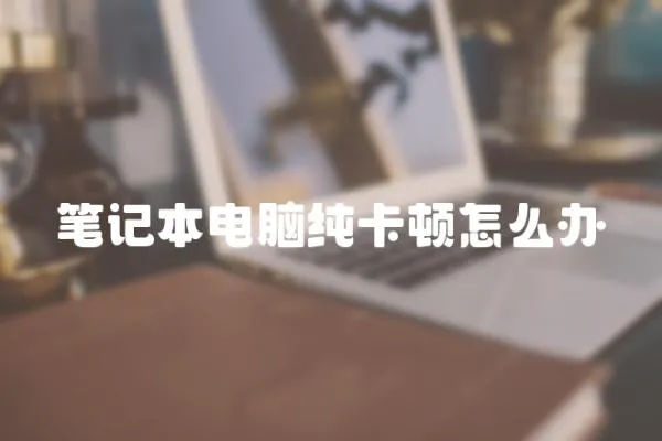 筆記本電腦純卡頓怎么辦