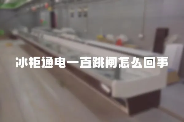 冰柜通電一直跳閘怎么回事