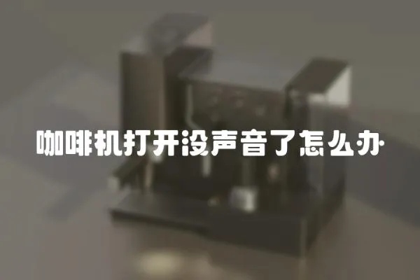 咖啡機打開沒聲音了怎么辦