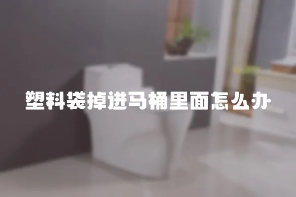 塑料袋掉進馬桶里面怎么辦