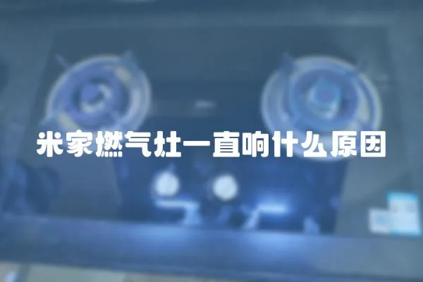 米家燃氣灶一直響什么原因