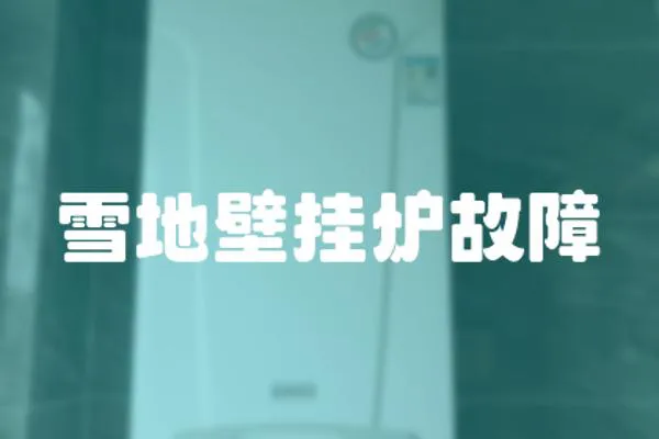 雪地壁掛爐故障