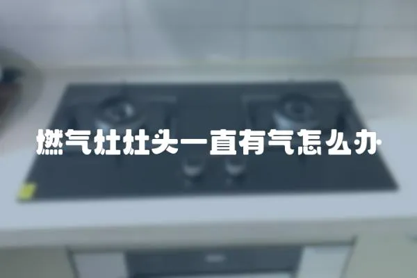 燃氣灶灶頭一直有氣怎么辦