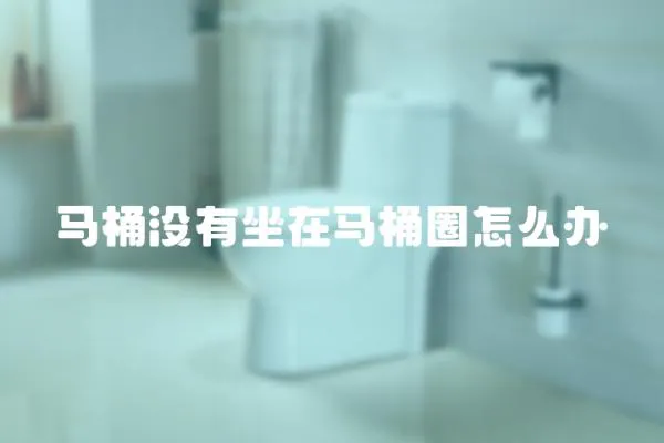 馬桶沒(méi)有坐在馬桶圈怎么辦