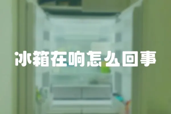 冰箱在響怎么回事