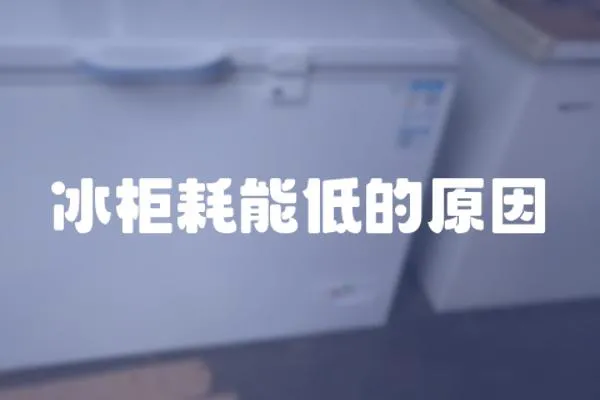 冰柜耗能低的原因