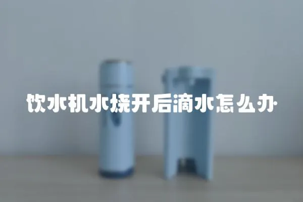 飲水機(jī)水燒開后滴水怎么辦