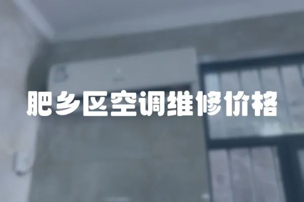 肥鄉區空調維修價格