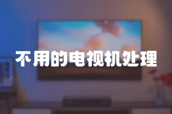 不用的電視機處理
