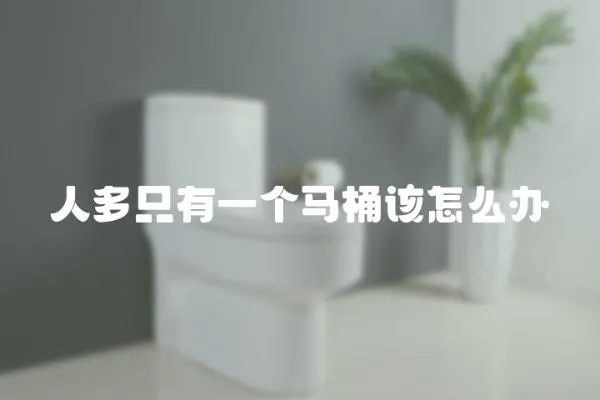 人多只有一個馬桶該怎么辦