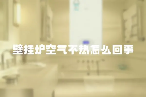 壁掛爐空氣不熱怎么回事