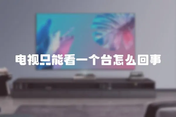 電視只能看一個(gè)臺(tái)怎么回事