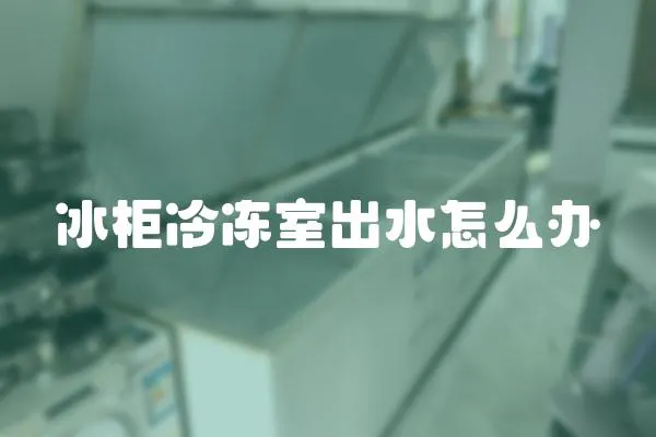 冰柜冷凍室出水怎么辦