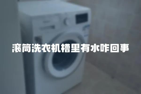 滾筒洗衣機槽里有水咋回事