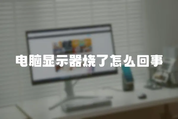 電腦顯示器燒了怎么回事