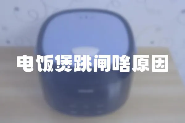 電飯煲跳閘啥原因
