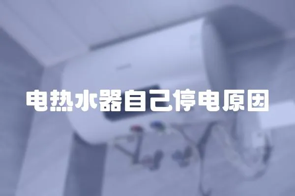 電熱水器自己停電原因