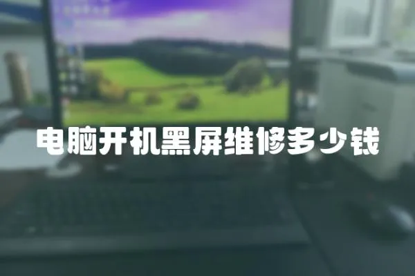 電腦開機黑屏維修多少錢